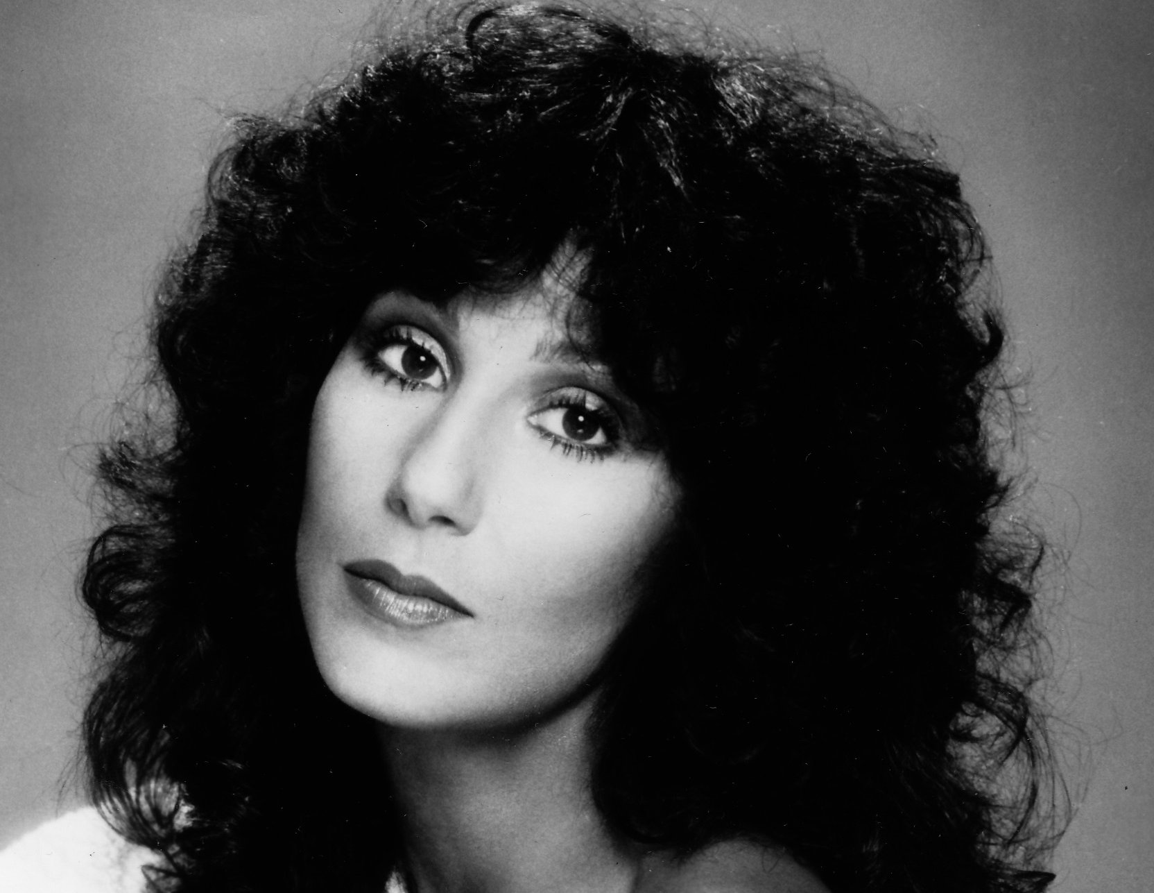 publicity photo of Cher circa 1970s