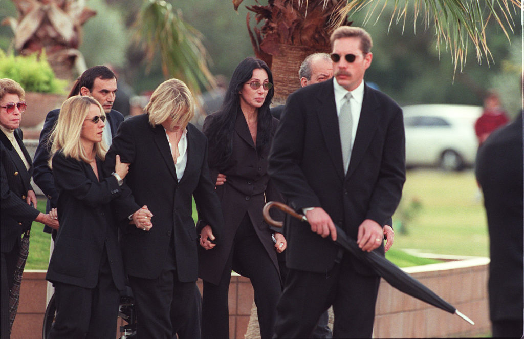 Funeral of Sonny Bono in Palm Spings