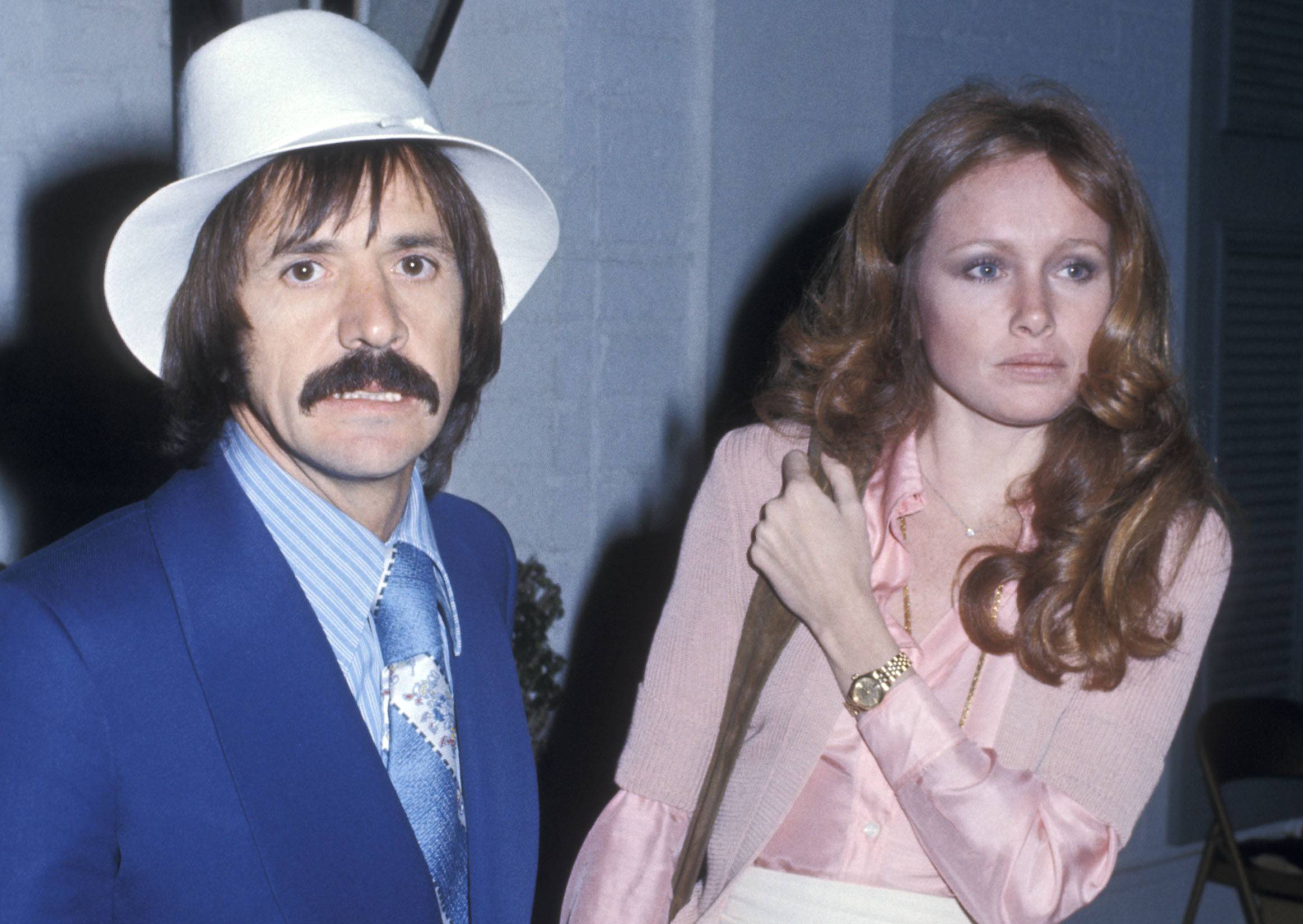 Singer Sonny Bono and girlfriend Connie Foreman on April 3, 1975