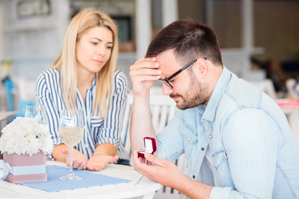 girlfriend rejected his marriage proposal