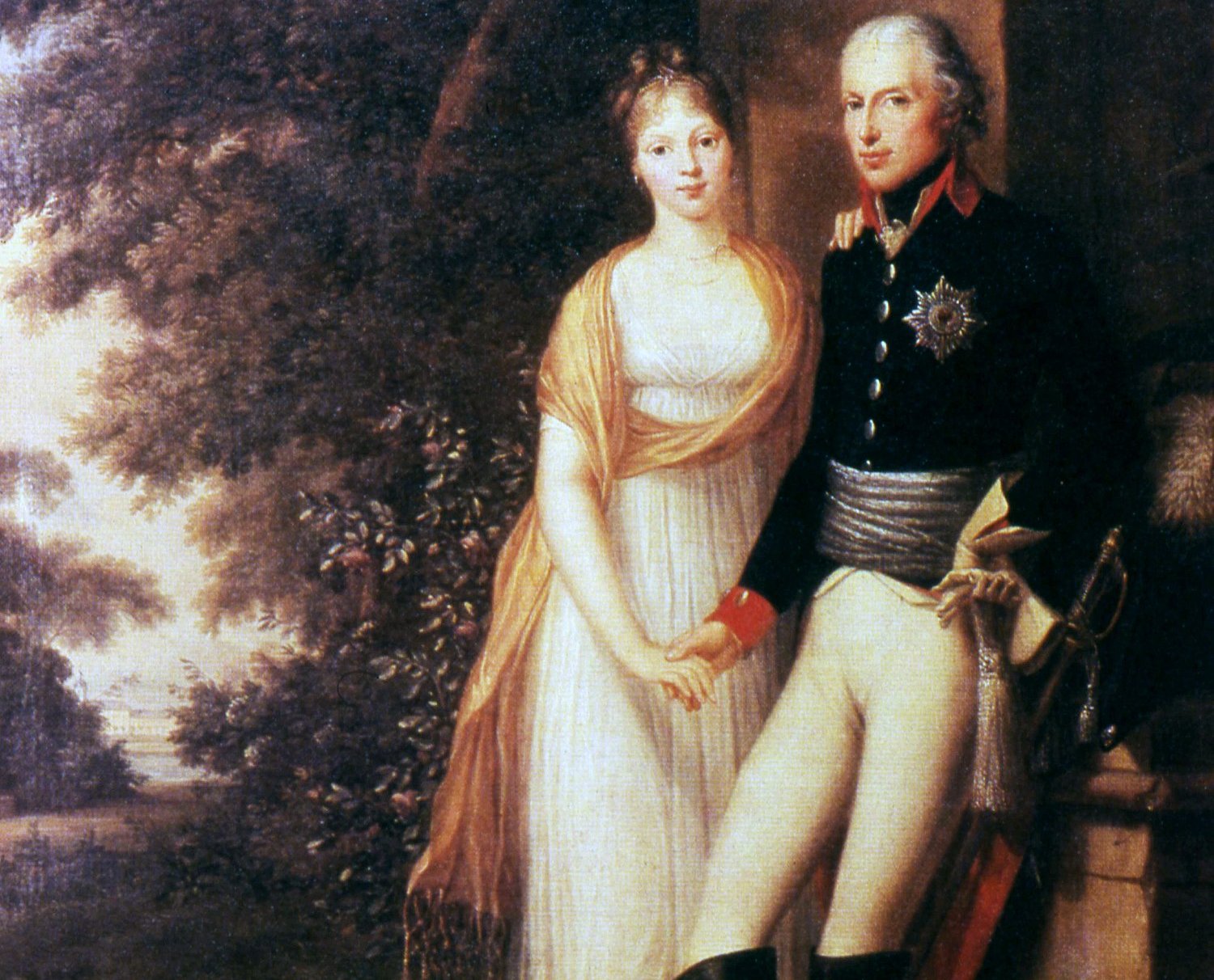 Portrait of Louise and Frederick William, 1794 – a year after their marriage