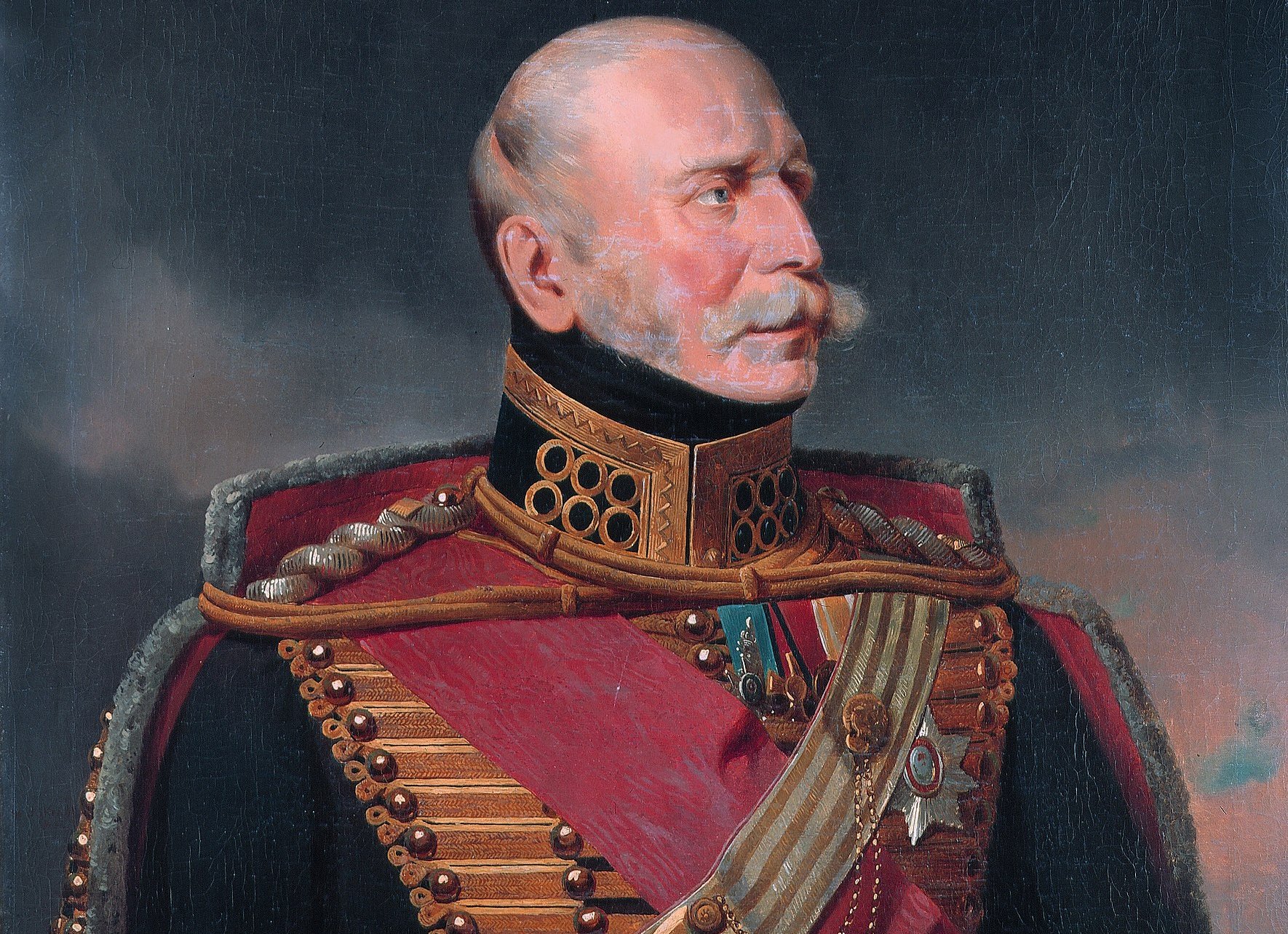 Portrait of Ernest Augustus, King of Hanover in military uniform