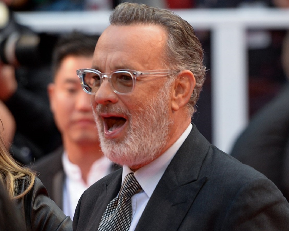 Portrait Photo of American actor and filmmaker Tom Hanks at TIFF 2019