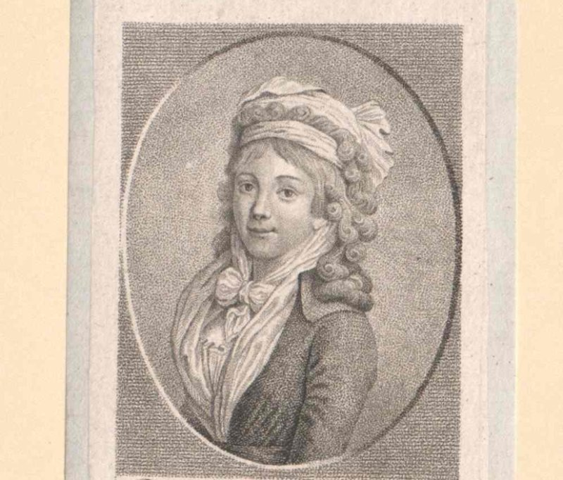 Portrait of Frederica of Mecklenburg-Strelitz in dress