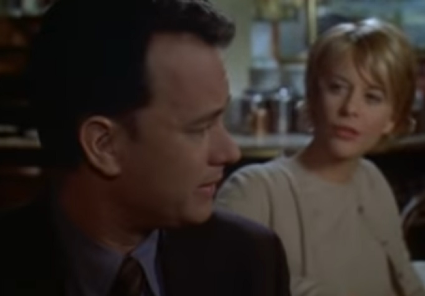 A visually captivating still taken from a pivotal moment in the film You've Got Mail (1998)