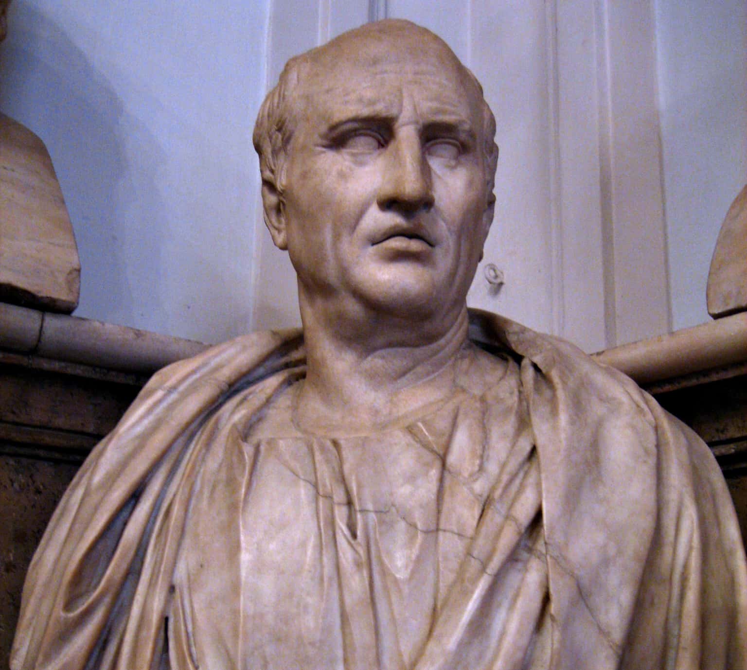 Roman orator cicero bust
