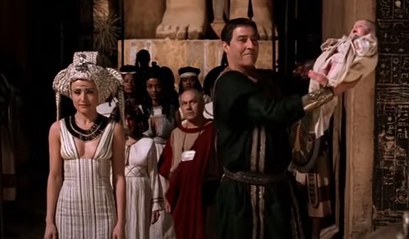 Julius Caesar, as depicted in  Rome in roman clothes