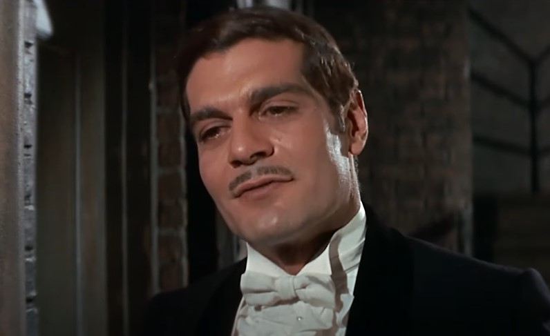 Omar Sharif in Funny Girl in a tuxedo