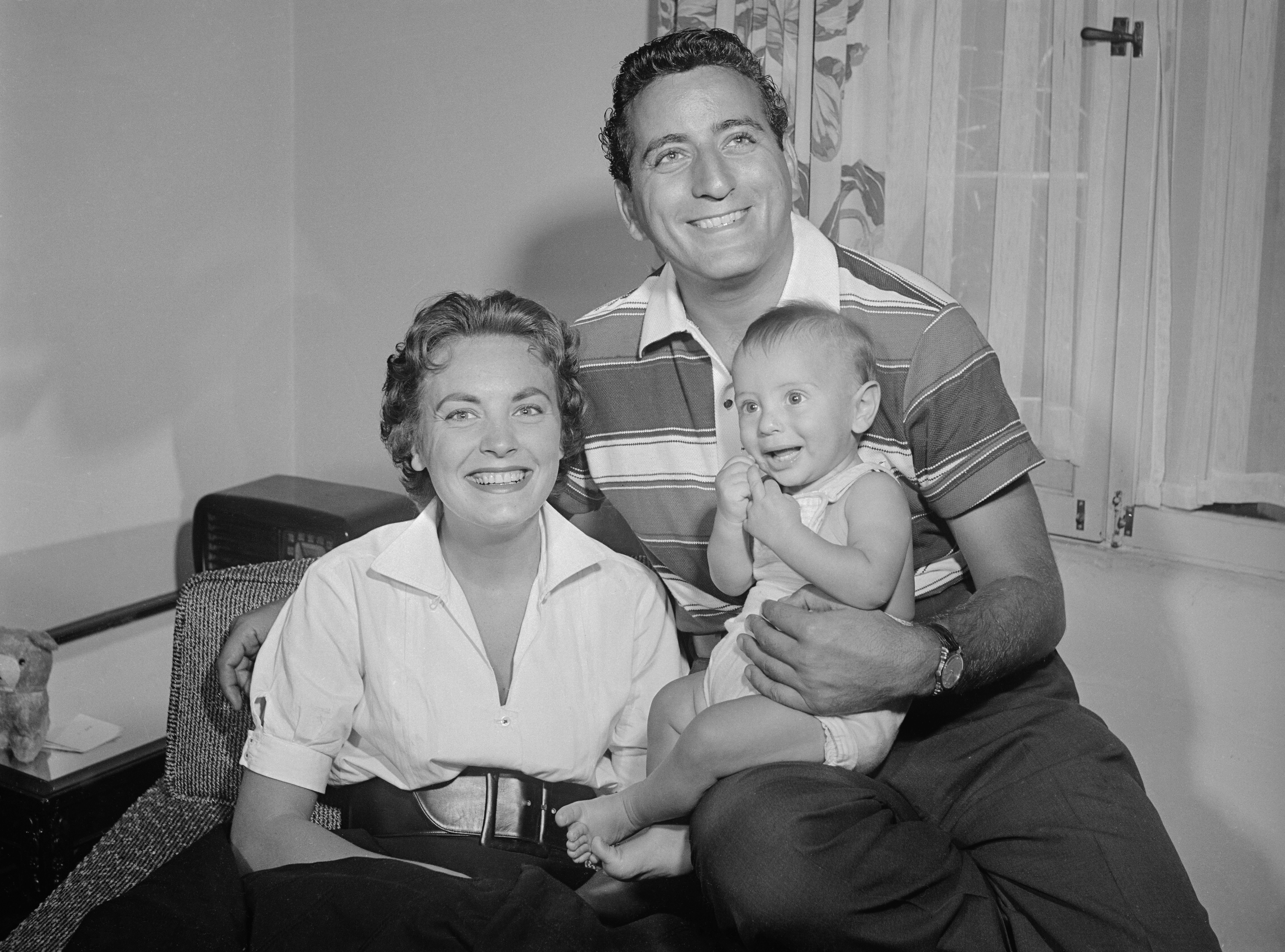 Tony Bennett With His Family
