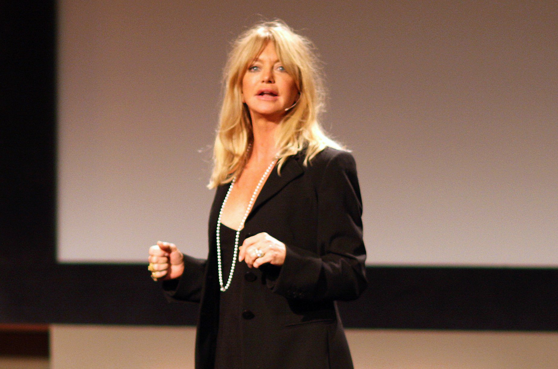 Goldie Hawn at TED 2008