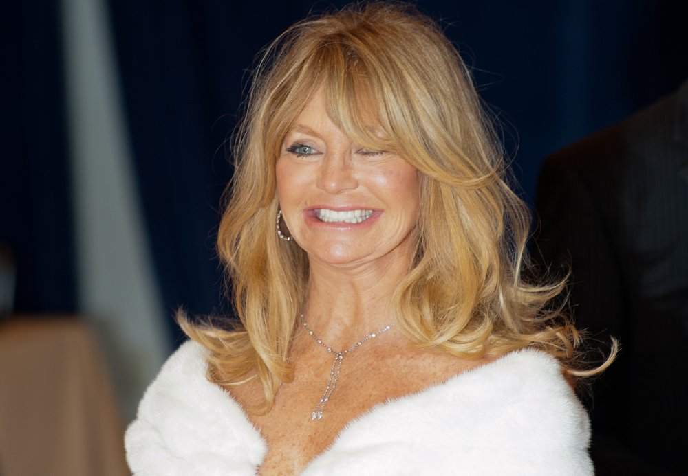 Goldie Hawn arrives at the White House Correspondents Dinner April 28, 2012 in Washington, D.C.