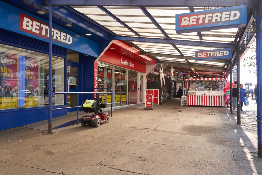 Two betting shops together