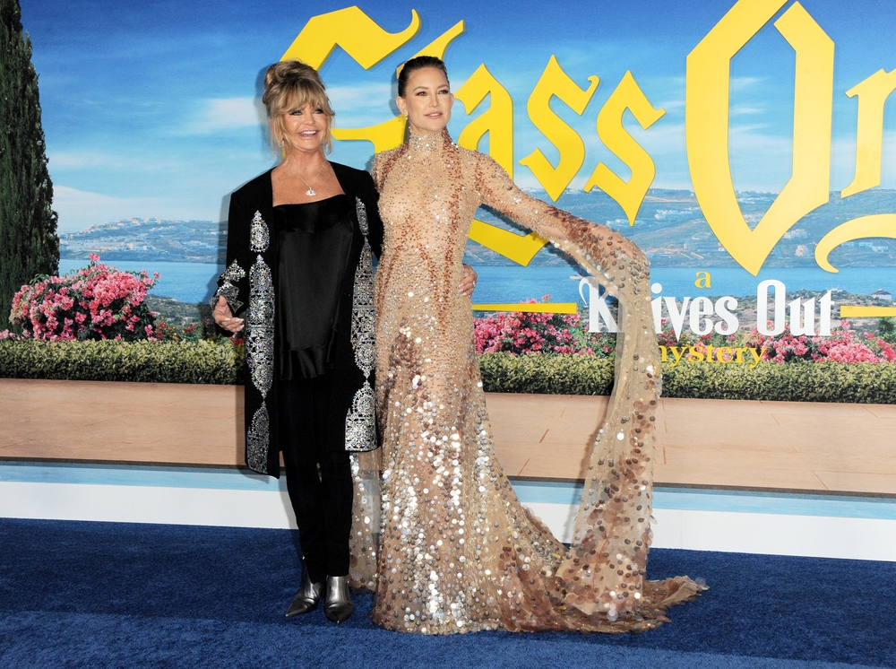 Kate Hudson and Goldie Hawn at the US premiere of Netflix's 'Glass Onion: A Knives Out Mystery' held at the Academy Museum of Motion Pictures in Los Angeles, USA on November 14, 2022.