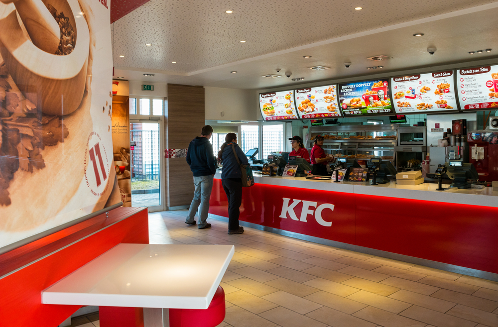 People Order Kentucky Fried Chicken