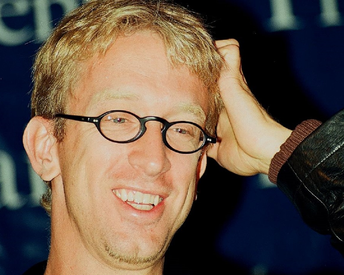 Andy Dick is smiling, looking at side - 1998