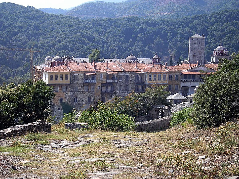 The Iviron monastery on Mount Athos