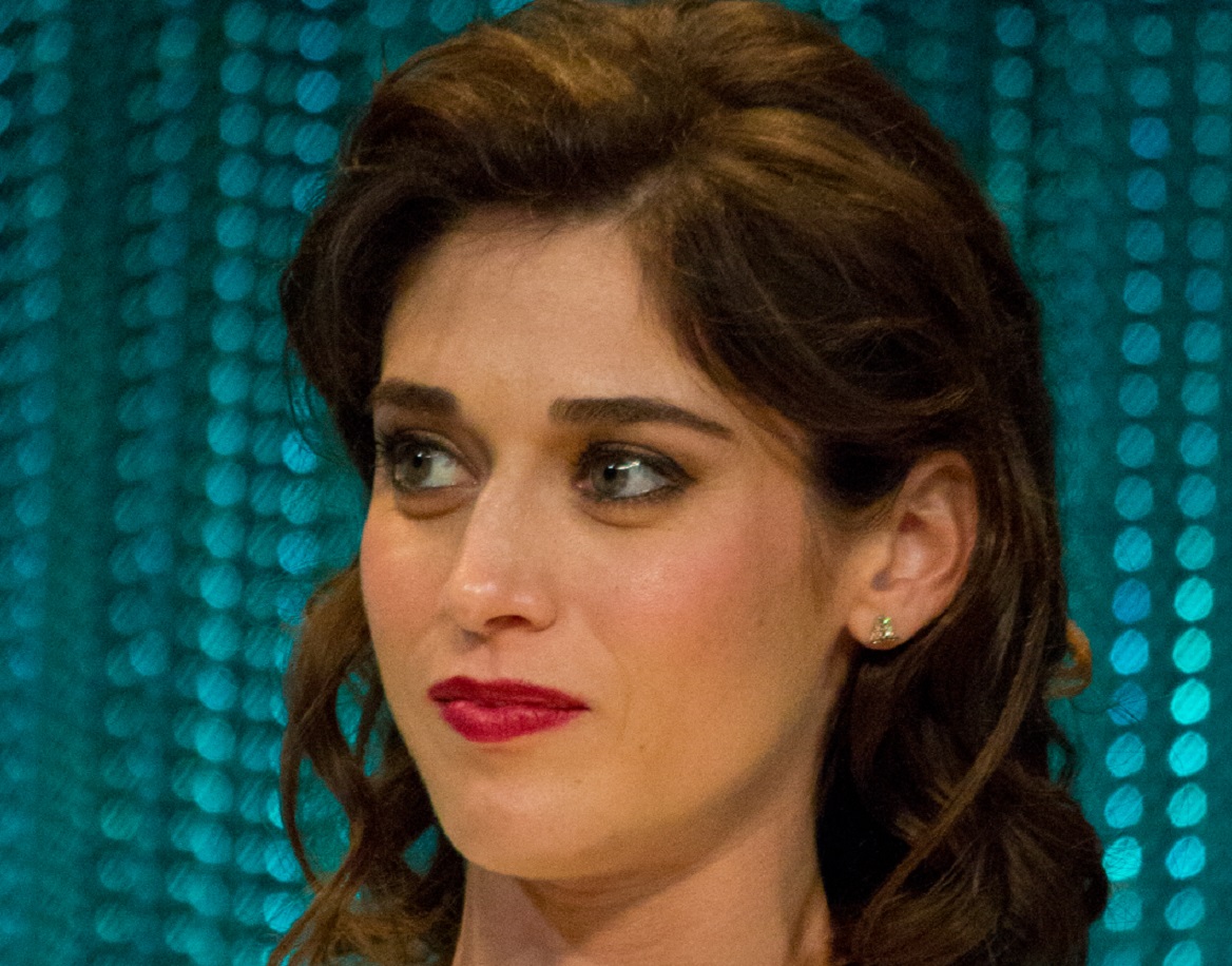 Portrait of Lizzy Caplan looking at side -  2014
