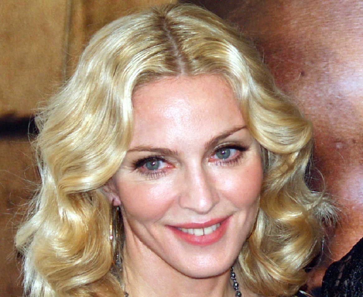 Portrait of Madonna ,looking and smiling - 2008