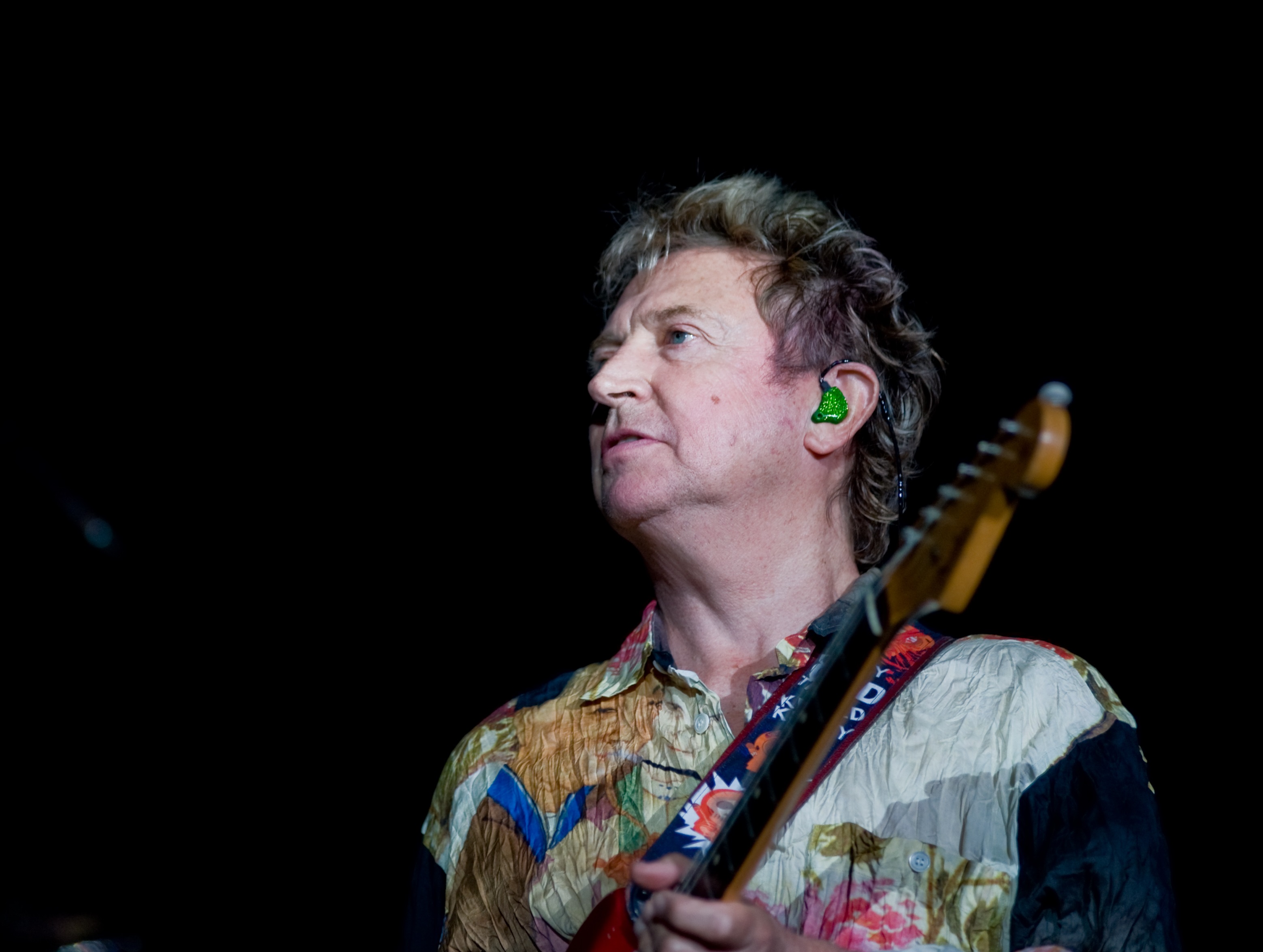 Bassist Andy Summers performs on stage on his guitar - 2008