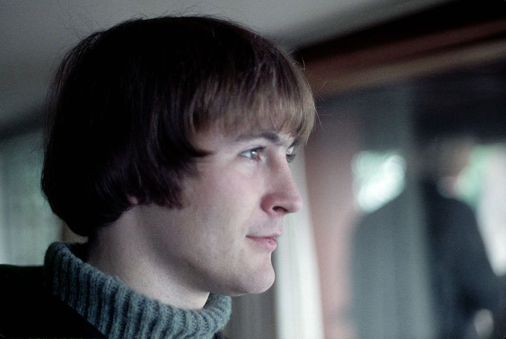 Photo of David Crosby in turtleneck