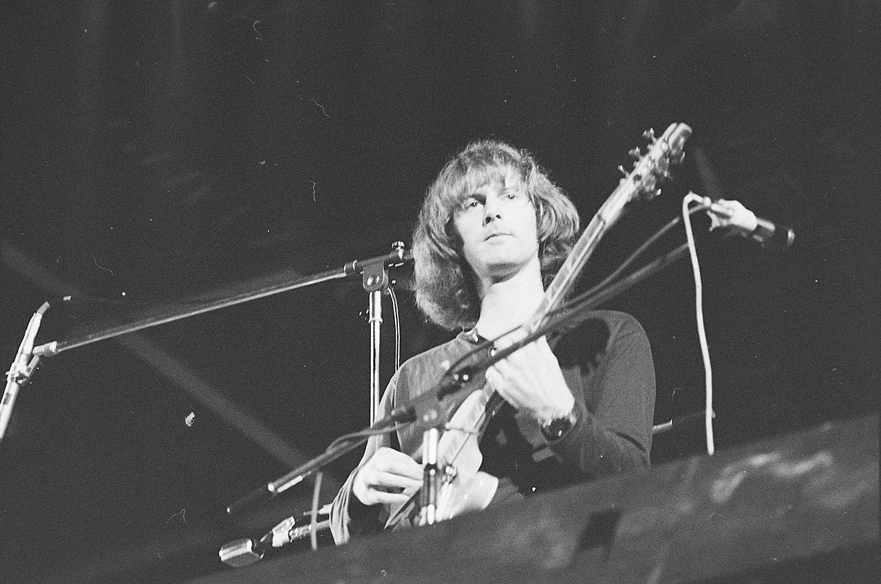 Roger McGuinn performing with The Byrds