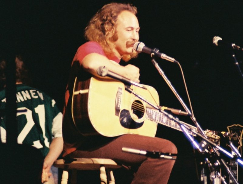 Crosby, Stills, Nash & Young at concert, August, 1974