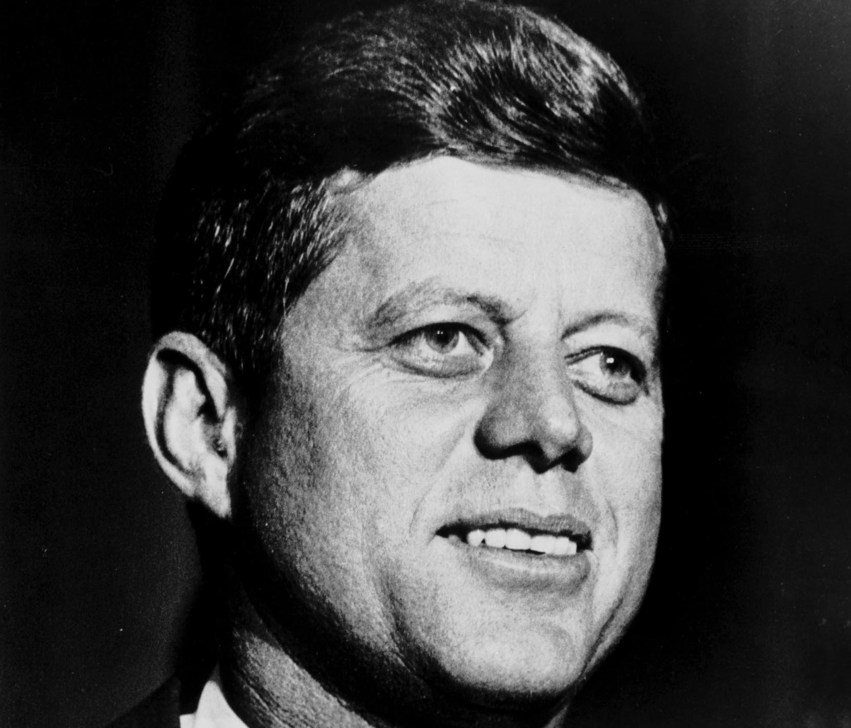Portrait of John F. Kennedy, 35th President of the United States in suit