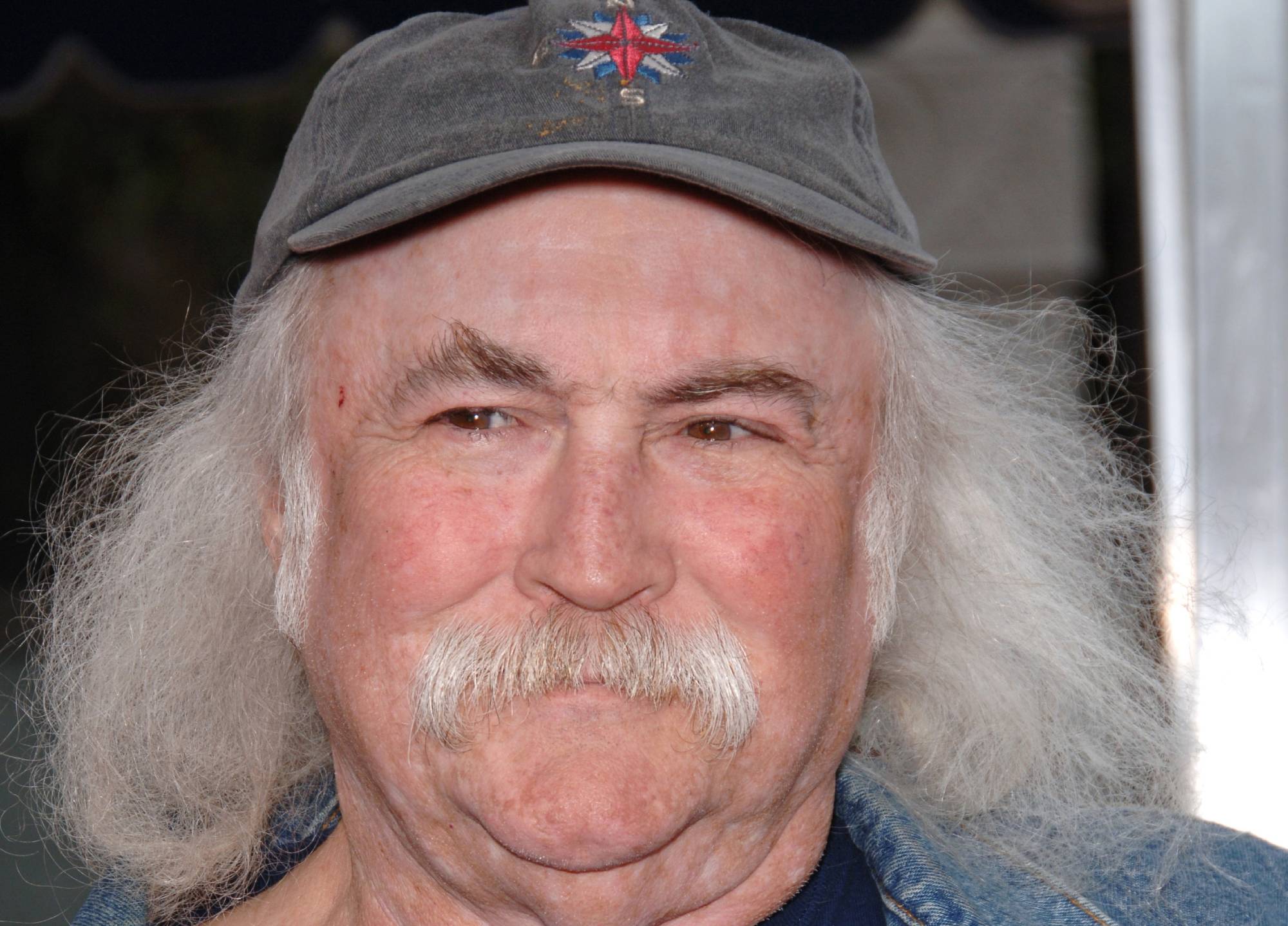 Musician DAVID CROSBY at the Los Angeles premiere of 