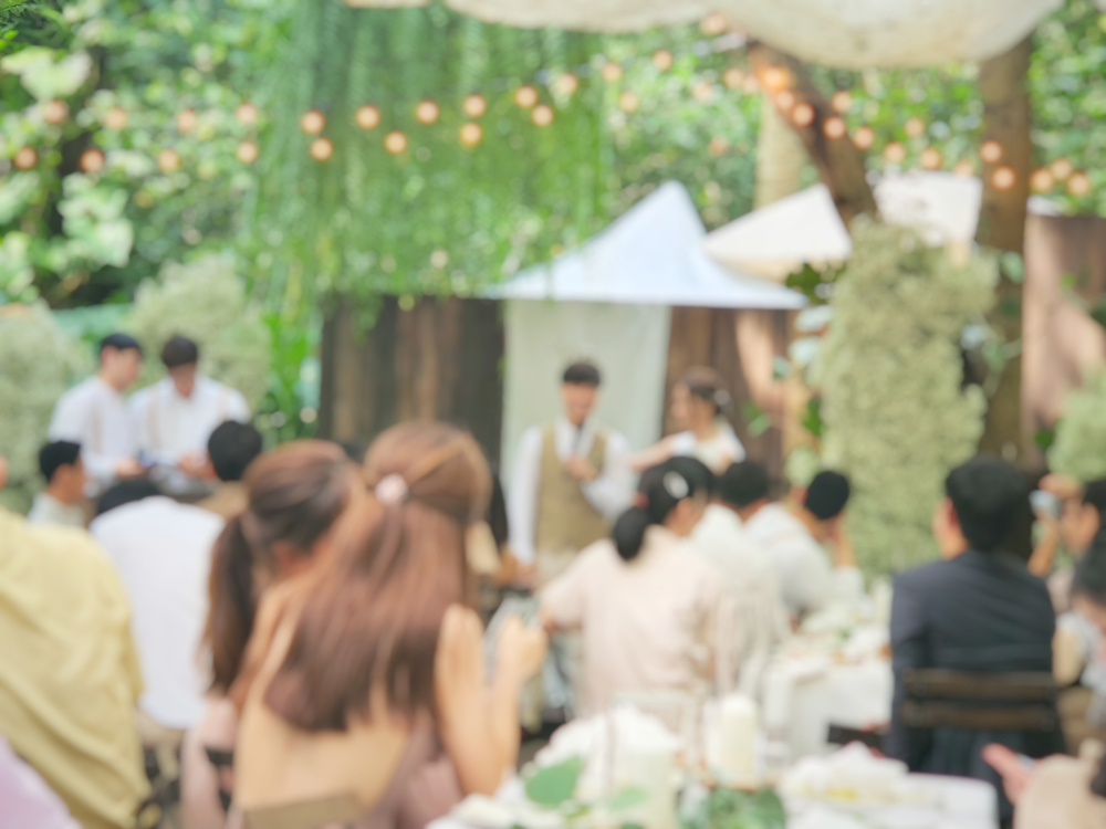 Outdoor wedding