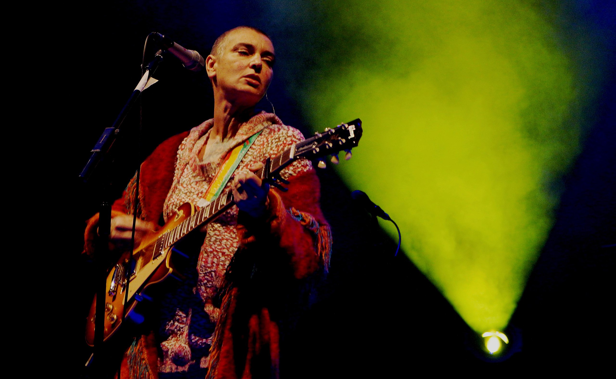 Sinéad O'Connor performing live on stage - 2013.