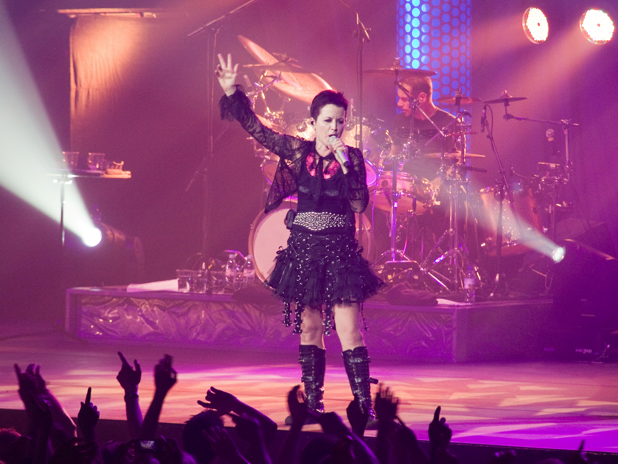 The Cramberries performing at concert live in Paris - 2010