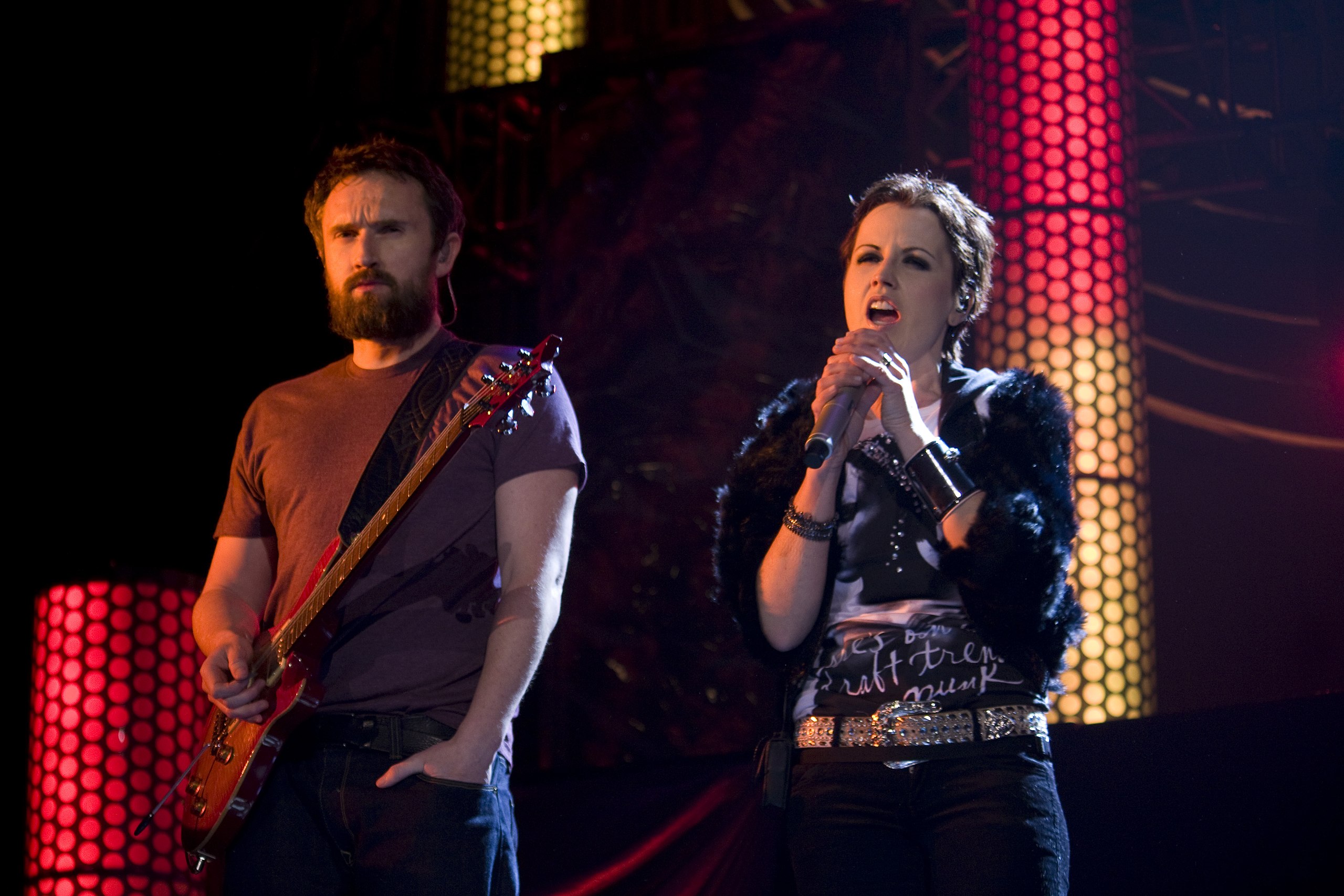 The Cranberries performing live on stage in Barcelona - 2010