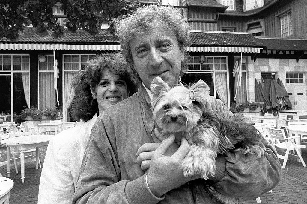 Us actor and director Gene Wilder poses with his wife Gilda Radner