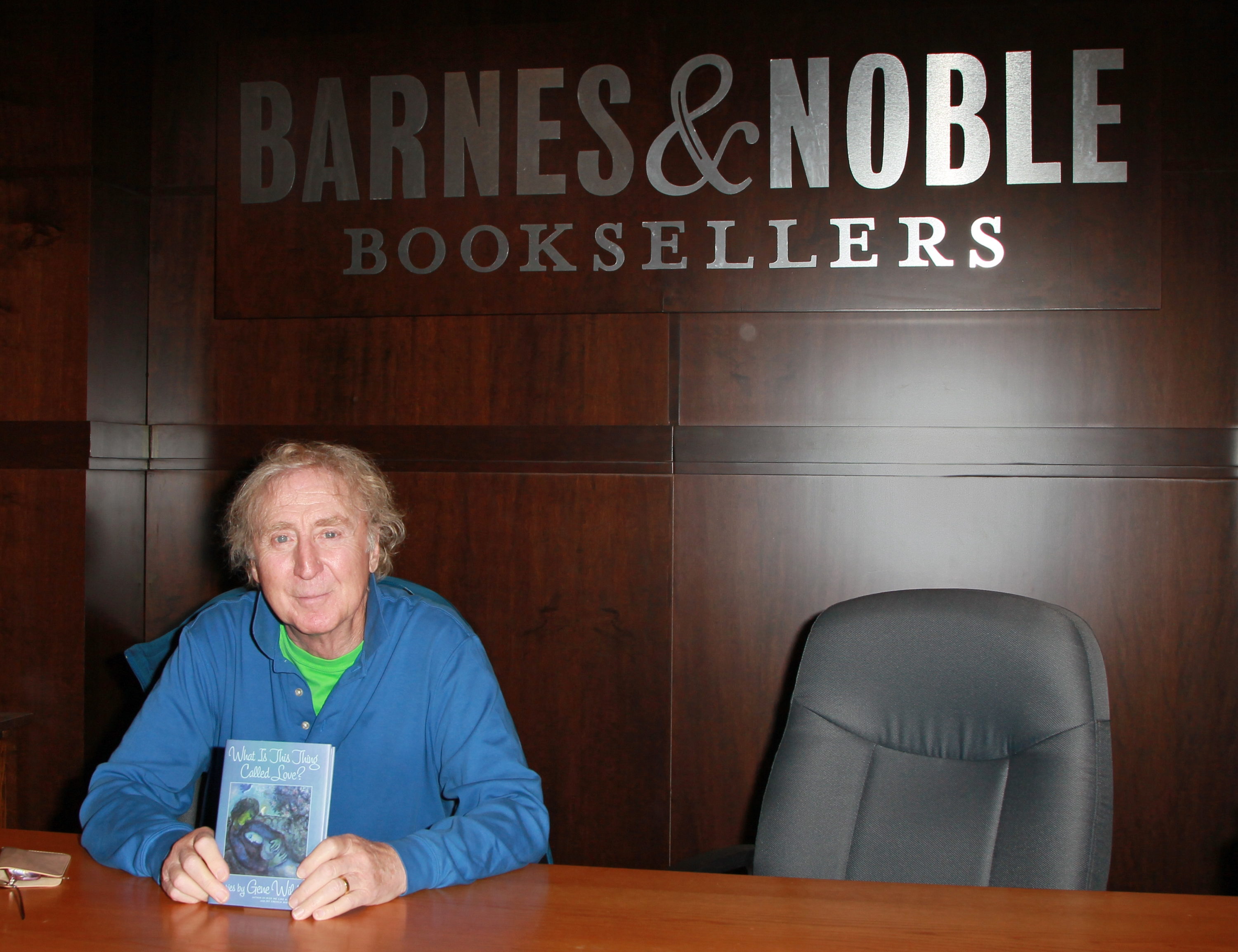 Actor Gene Wilder attends a signing for his book