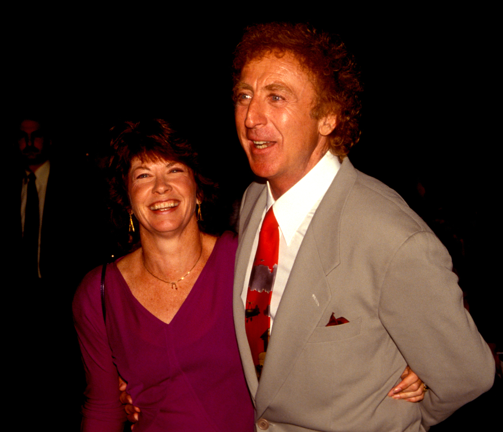 Film star Gene Wilder and his wife Karen Boyer