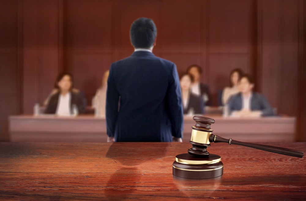 Person in trial