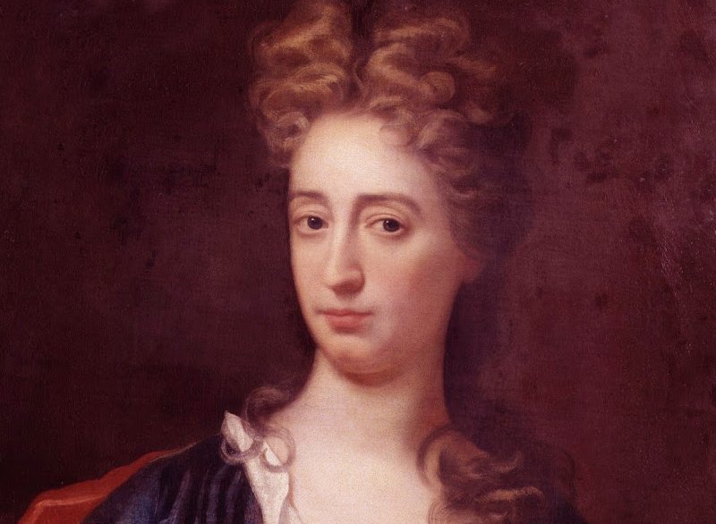 Abigail Masham portrait in blue dress