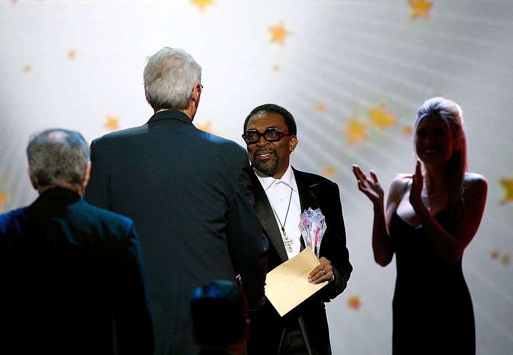 Director Spike Lee presents Director Clint Eastwood the 