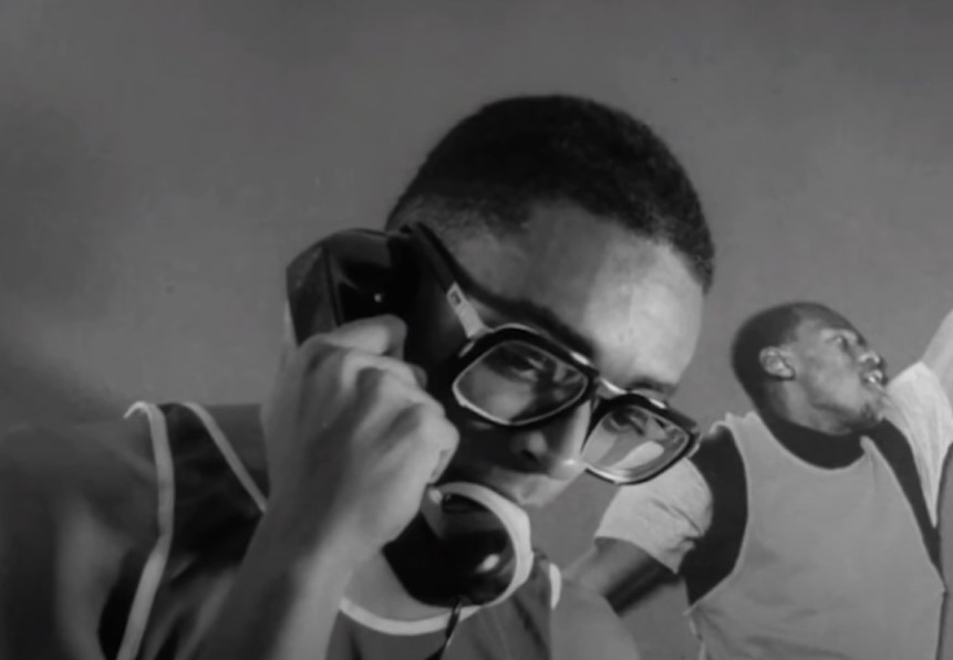 Spike lee in She's Gotta Have It on the phone