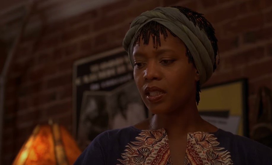 Carolyn (Alfre Woodard) makes Nate (Christopher Knowings) eat his peas.