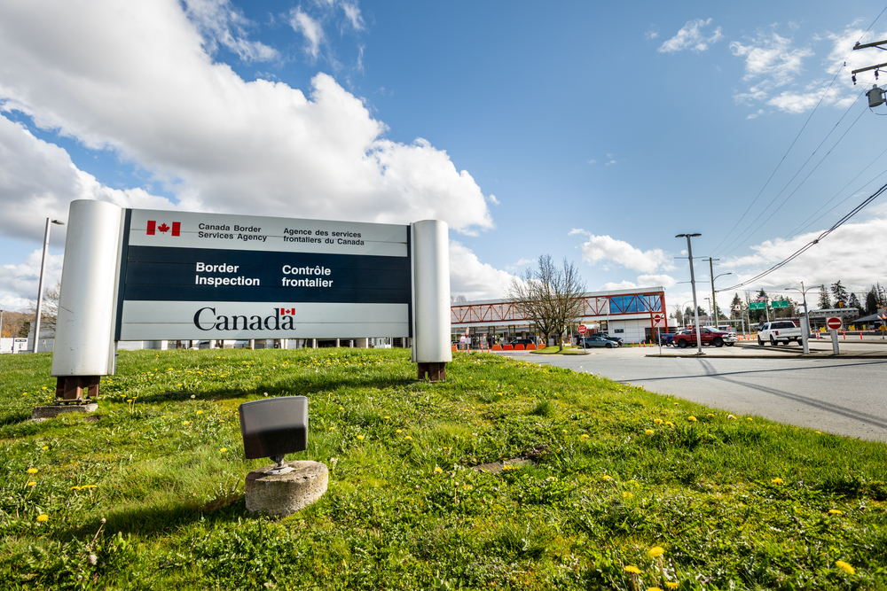 Canadian Border entrance