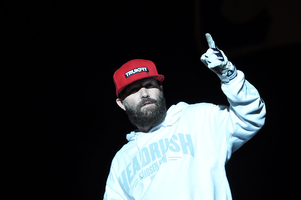Fred Durst is performing live on stage - 2013
