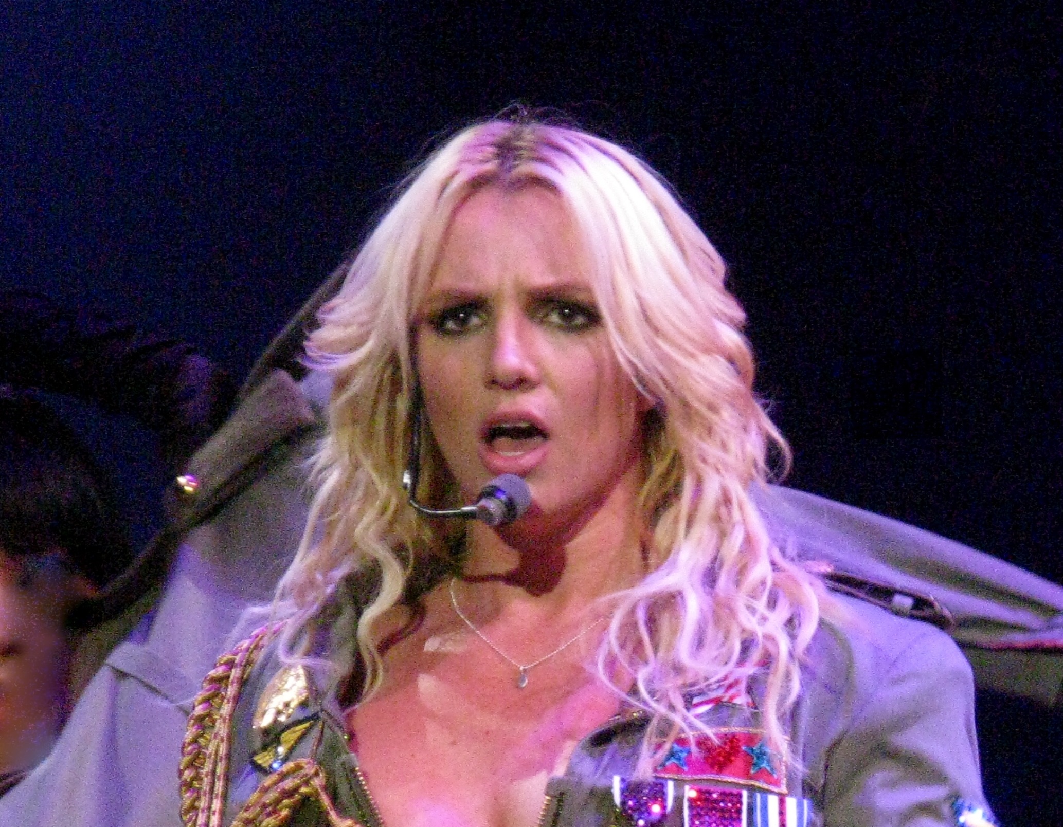 Britney Spears is performing live on stage - 2009