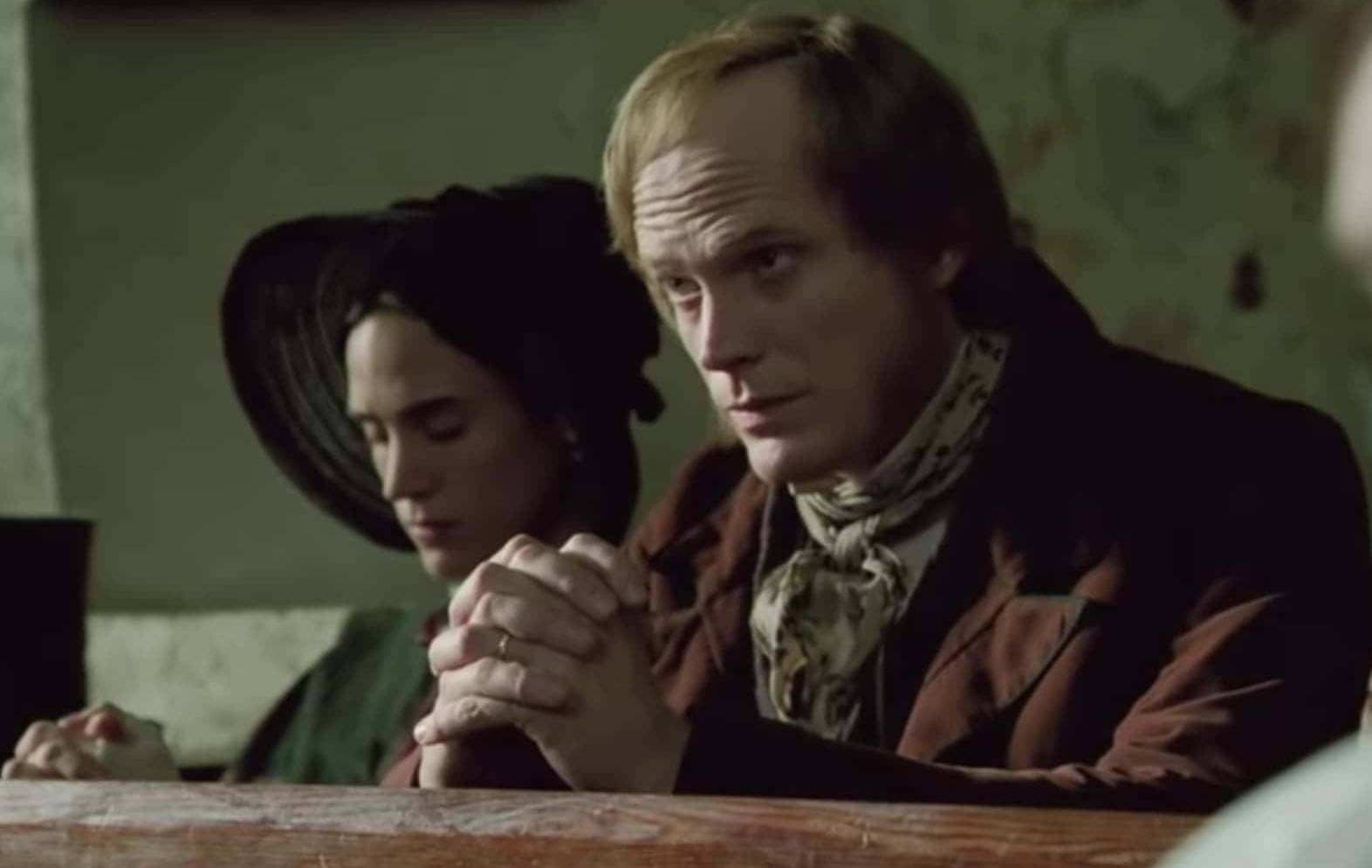 Paul Bettany as  Charles Darwin in Creation and wife