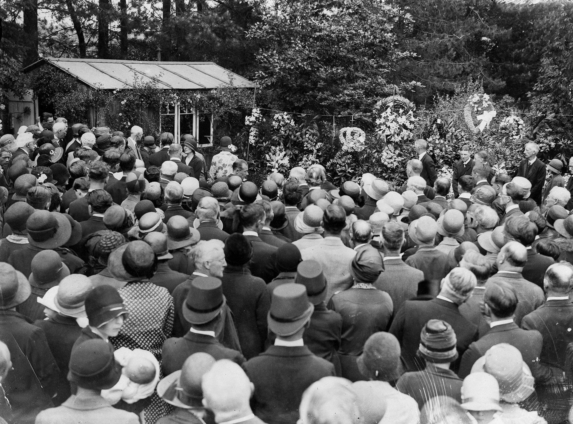 Funeral service of Arthur Conan Doyle