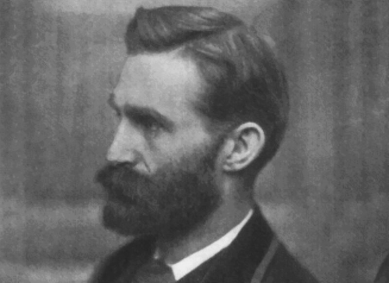 Portrait of Frank Podmore in suit