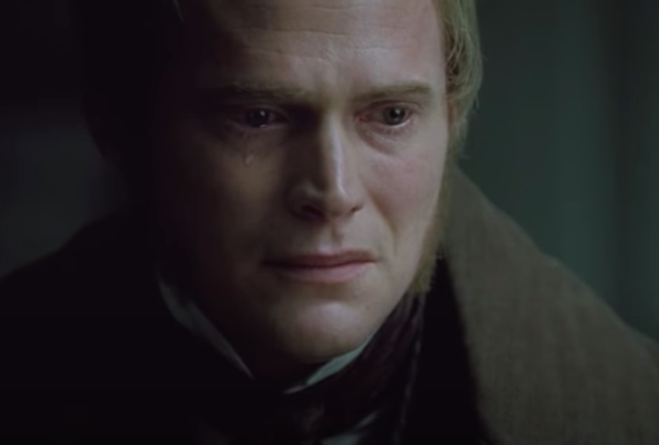 Paul Bettany as  Charles Darwin in Creation sad