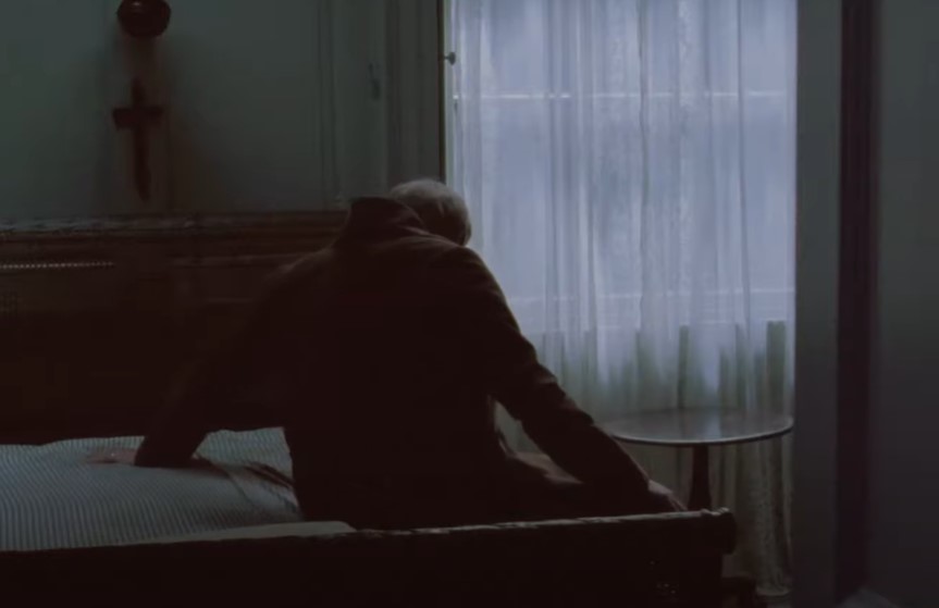 Paul Bettany as  Charles Darwin in Creation in bed