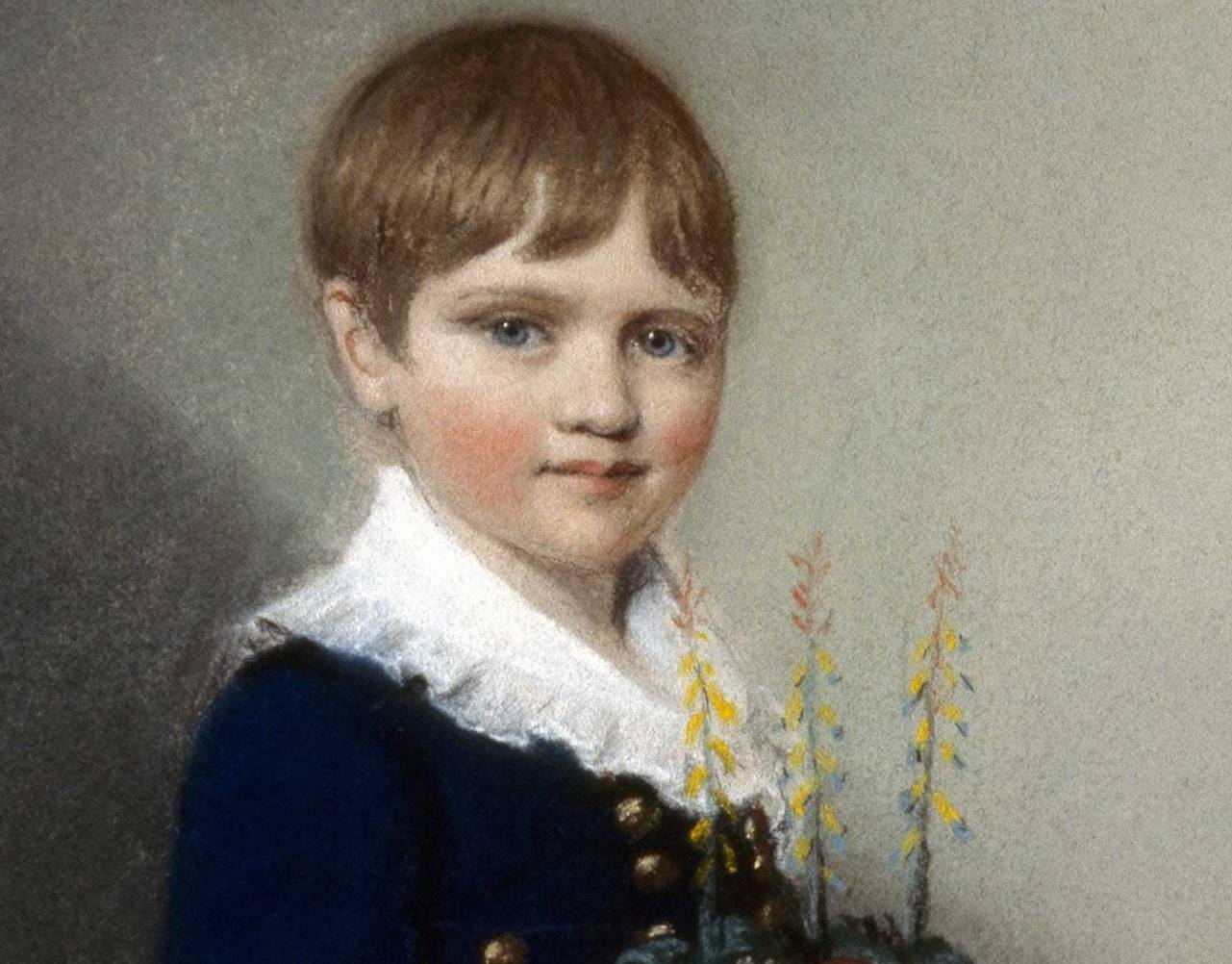 Charles Darwin (1809-1882) at age 7
