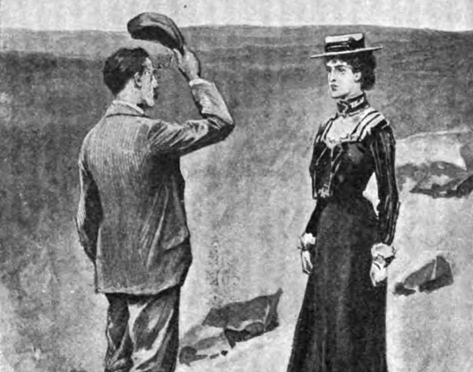 Illustration of the Sherlock Holmes adventure The Hound of the Baskervilles